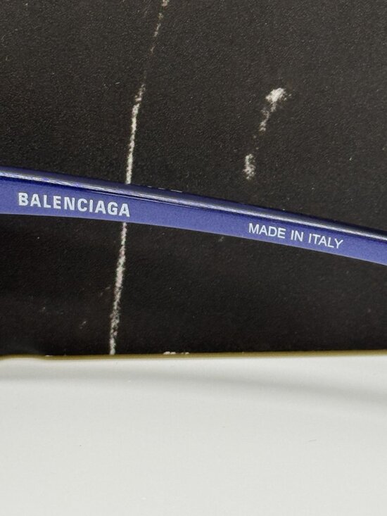 NEW BALENCIAGA BB0229S 006 BLUE UNISEX SUNGLASSES BALENCIAGA EYEWEAR main image 9